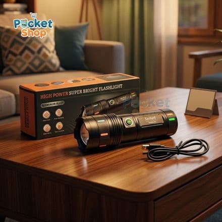 SANFORD High Power Rechargeable LED Flashlight