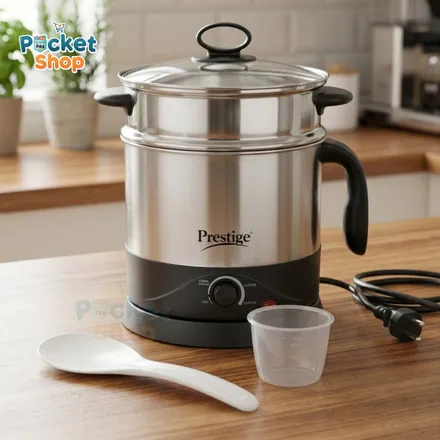 Smart Dual Cooking Electric Kettle & Steamer - One Pot, Endless Cooking